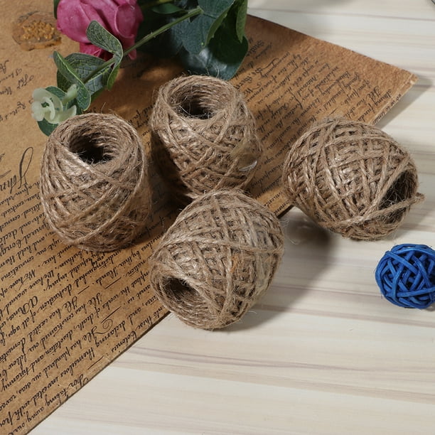 Jute Rope, Great Toughness Craft Decor Packing Materials Jute Twine Cord, Hemp  Rope, For Party Wedding Wine Bottles 