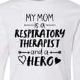 thumbnail image 4 of Inktastic My Mom is a Respiratory Therapist and a Hero Long Sleeve Youth T-Shirt, 4 of 5