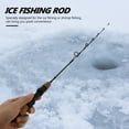 thumbnail image 3 of EeaseCA 1Pc Double Segments Fishing Rod Ice Fishing Rod for Winter Outdoor Prawn Rod, 3 of 7