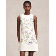 thumbnail image 2 of Vestido Tsukko Delicado Beige Bordado Floral Sin Mangas, 2 of 5