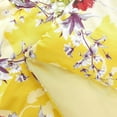 thumbnail image 6 of DaDa Bedding Sunshine Yellow Hummingbirds Floral Duvet Cover Set w/ Pillow Cases (JHW-925), 6 of 9