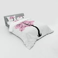 thumbnail image 3 of Tree Duvet Cover Set, Tree with Romantic Leaves Nature Theme, Bedding Set with Shams and Fitted Sheet, 3 Sizes, by Ambesonne, 3 of 3