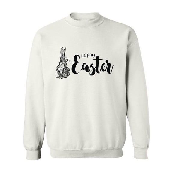 Happy Easter Tagline Sweatshirt Men -Image by Shutterstock, Male XX-Large