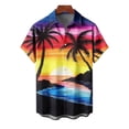 thumbnail image 6 of JSKUMAR Men's Hawaiian Printed Short Sleeve Shirts Tropical Graphic Button Down Holiday Shirt Vacation Casual Beach Outfit Multicolor-22,L, 6 of 7