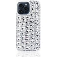 thumbnail image 2 of Case for iPhone 16 Pro,iPhone 16 Pro Case,3D Handmade Sparkle Stunning Stones Crystal Diamond Bling Glitter Girls Women Shockproof Phone Case for iPhone 16 Pro,6.3 inch 2024 (White), 2 of 8