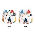 thumbnail image 6 of Uemuo School Cute Gnomes Pattern Women's Athletic Shorts High Waisted Running Shorts with Liner Pockets Gym Elastic Workout Shorts-Large, 6 of 9