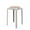 White, variant on LeisureMod Tresse Round Plastic Dining Stool, Mid-Century Modern Stackable Accent Stool with Wicker Top for Kitchen and Dining Room (White)