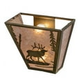 thumbnail image 5 of Meyda Tiffany 154317 Elk 2 Light 12" Tall Wall Sconce - Copper, 5 of 5