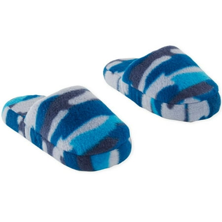 Kids' Camo-Print Scuff Slippers