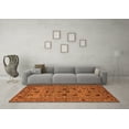 thumbnail image 3 of Ahgly Company Indoor Rectangle Oriental Orange Industrial Area Rugs, 8' x 12', 3 of 4
