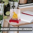 thumbnail image 3 of Rabbit Decoration Rabbit Statue New Year Party Home Supplies Golden Vigor Decoration 1Pack, 3 of 4
