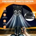 thumbnail image 6 of HOMEYA Camping Fan with Led Light,20000mAH Rechargeable Battery Powered Outdoor Tent Fans,Remote Control Timer Portable Fan Desk Fan, 6 of 9