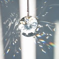 thumbnail image 2 of Bauhinia Hanging Faceted Crystals Large Window Prisms Suncatcher Ornament Rainbow Maker Chandelier Crystal Pendant(85mm,Round), 2 of 16