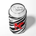 thumbnail image 4 of Letter M Initial Monogram - Zebra Red Can or Bottle Hugger, 4 of 5