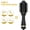 Black Gold, variant on Hair Dryer Brush, 4 in 1 One Step Hair Dryer and Styler Volumizer, Professional Hot Air Brush with Negative  Anti-frizz Blowout for Drying, Straightening, Salon, Black
