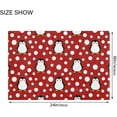 thumbnail image 3 of Coolnut Penguin High Absorbent U-Shaped Contour Toilet Rugs Machine Washable,24"x20", 3 of 7