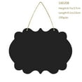 thumbnail image 4 of Shisuyan Chalkboard Sign Double-Sided Erasable Message Board Blackboard Wall Decor Signs with Hanging String (160208), 4 of 6