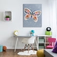 thumbnail image 2 of Stupell Industries Floral Pattern Butterfly Wings Spring Bloom Insect, 36 x 48, Designed by Caroline Alfreds, 2 of 5