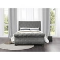 thumbnail image 6 of Lexicon Crofton Traditional Chenille Eastern King Upholstery Bed in Dark Gray, 6 of 8