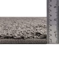 thumbnail image 4 of Unique Loom Solace Comfort Solid Shag Rug ,Rectangle,6' 1" x 9' 0" Graphite Gray Shag Solid Living Room Bed Room Dining Room, 4 of 5
