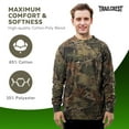 thumbnail image 6 of TrailCrest Adult Men’s Athletic Cotton Long Sleeve T-Shirt Crew Neck Tee, XL, 6 of 7