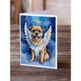 thumbnail image 2 of Border Terrier My Angel Greeting Cards Pack of 8 7 in x 5 in, 2 of 3