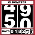 thumbnail image 3 of CafePress - 50Th Birthday Oldometer Dark T Shirt - Men's Classic Graphic Cotton T-Shirt, 3 of 4