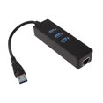 thumbnail image 1 of axGear Gigabit Ethernet Adapter RJ45 LAN USB 3.0 Hub 3 Ports For PC Computer Laptop, 1 of 7