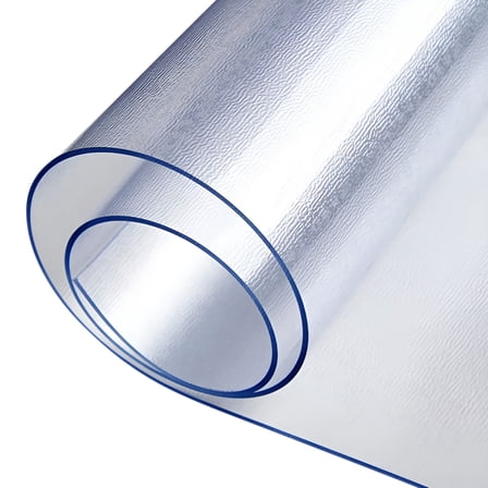 CCOCC Transparent Office Chair Mat for Carpeted Floors,48" x 36" x 0.05" Clear Heavy Duty Floor Mat Desk Chair Mat for Office Home with 4 Anti-Slip Pads