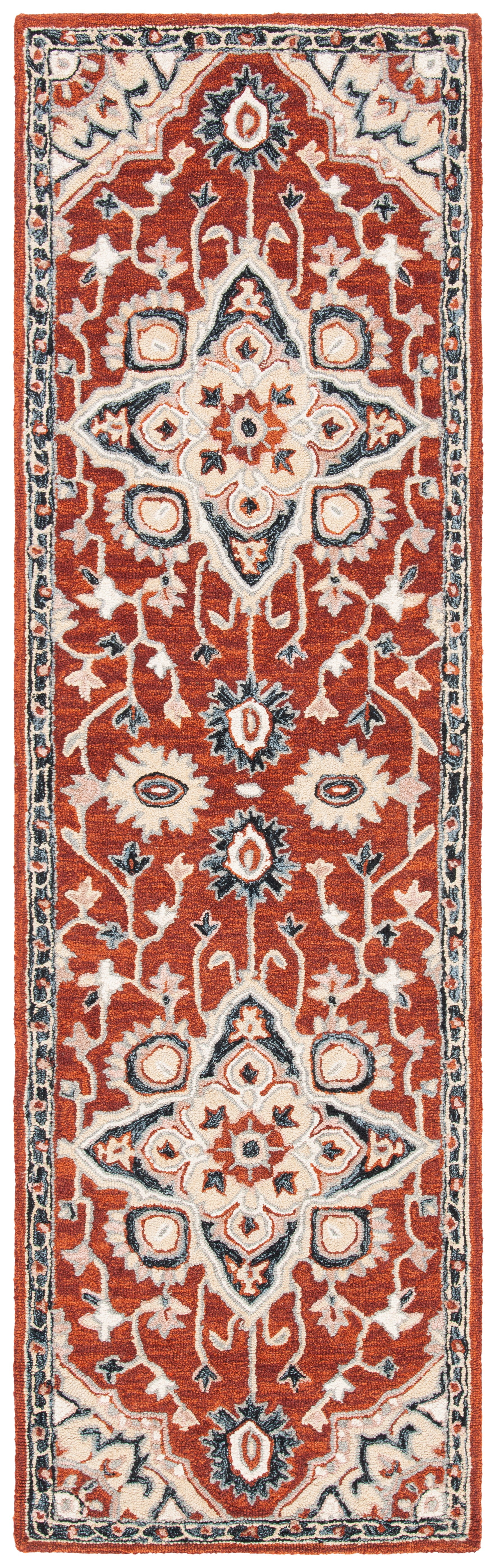 Safavieh Heritage Kagan Oriental Runner Rug, Red/Black, 2'3" x 8'