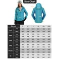 thumbnail image 3 of OutPro Womens Ski Jacket 3 in 1 Waterproof Winter Coat Fleece Windproof Snow Windbreaker,Blue,XXXL, 3 of 11