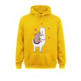thumbnail image 5 of Sudadera con capucha para mujer, regalo para amantes de los animales, alpaca, mejores amigos, perezoso, montando llamas, día de los enamorados, ropa de vacaciones, novedad de 2021, 5 of 5