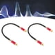 thumbnail image 5 of 2 uds Cable RCA conector profesional chapado en oro con doble blindaje RAC a RCA Cable macho a macho para amplificador de TV DVD 0,3 m/1,0 pies rojo, 5 of 8