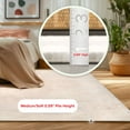thumbnail image 4 of nuLOOM Loni SuperiorWash Solid Machine Washable Shag Area Rug, 8' x 10', Loni Off-white, 4 of 14