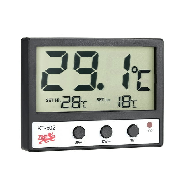 Meterk Compteur Numérique de Température de l'Eau de l'Aquarium du Réservoir de Poissons Lcd
