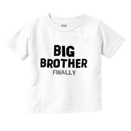 

Big Brother Cute Baby Announcement Youth T Shirt Tee Boys Infant Toddler Brisco Brands 2T