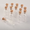 thumbnail image 3 of Clear Borosilicate Glass Bottle With Cork 5ml Breakable Glass Bottle Prop Gift Jars Crafts 100pcs-18*40*07mm, 3 of 5