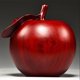 thumbnail image 4 of Adornos de manzana de madera maciza tallado a mano, decoración del hogar, lucencia de manzana de madera, Feng Shui, regalo de Nochebuena, recuerdo, 4 of 4