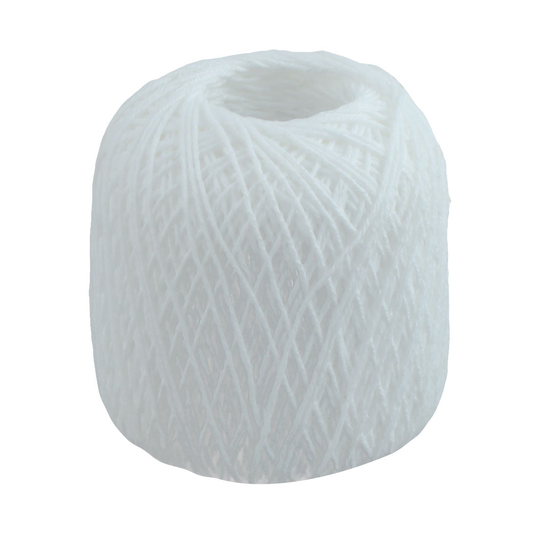 Cotton Hand Knitting Weaving Tatting Crochet Glove Sweater Yarn Thread White