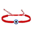thumbnail image 2 of Fiudx Pulsera de Cuerda Roja, Elegante Pulsera de Cuentas de Vidrio de Aleación, Accesorio de Fiesta Que Te Da Confianza, Atractivo Diseño de Dije de Palma, Ideal para San Valentín, Estilo Femenino,, 2 of 2