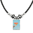 thumbnail image 1 of cielo azul yuca ciencia naturaleza paisaje collar a mano colgante de cuerda de cuero Unbranded M, 1 of 3