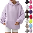 thumbnail image 3 of IMENGL Hoodies oversized sweatshirts pullover, Blue L, Size M-XL, 3 of 8