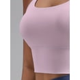 thumbnail image 4 of PISONIC Women's Sports Bra - Breathable & Comfortable Yoga & Fitness Top with Straps, Medium Stretch, Non-Padded, Perfect for Workouts & Casual Wear, Workout Clothes, 4 of 12