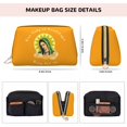 thumbnail image 5 of Estuches de cosméticos de Cuero Yangshaomei bolsa de maquillaje Nuestra Señora de Guadalupe gran capacidad, 5 of 5