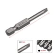 thumbnail image 4 of 10Pcs 50Mm Sl4 Hardness Magnetic Slotted Screwdriver Bits Set For Hand Drill, 4 of 9