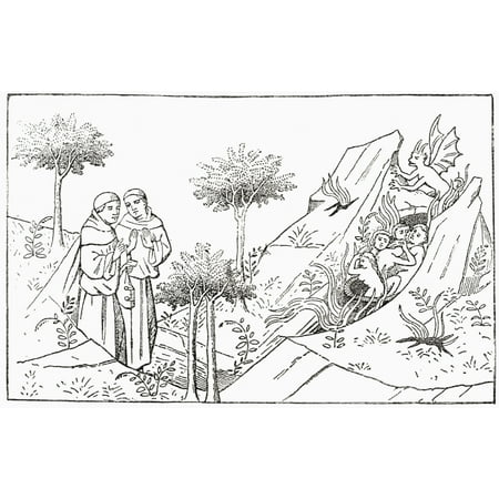 - Friar Oderic arrives at purgatory Odoric or Oderic of Pordenone Italian late-medieval Franciscan friar and missionary explorer During his travels he inadvertently arrived at a sort of minor Inferno or