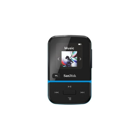 UPC: 0619659169145 | SanDisk Clip Sport Go 32 GB Flash MP3 Player – Blue
