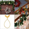 thumbnail image 5 of Uxcell Garland Ties, 16 Inches Christmas Decorative Garland Twist Ties for DIY Craft, Light Golden Yellow 6pcs, 5 of 5