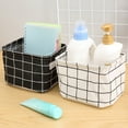 thumbnail image 6 of Multi-Purpose Cotton Flax Storage Bin with Handle for Organizing Your Home or Office, 6 of 8