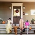thumbnail image 3 of Spooky Halloween Doorbell Animated Spooky Doorbell Light Up Spooky Pumpkin Door Rings Glowing Door Decor For Halloween Party, 3 of 5
